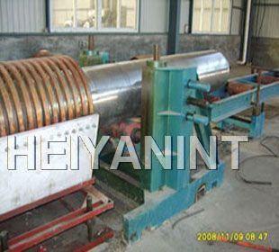 Heating induction pipe expanding machine