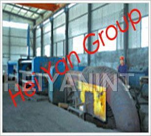 Induction mandrel hot forming elbow machine