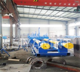 Hot forming elbow fitting machine